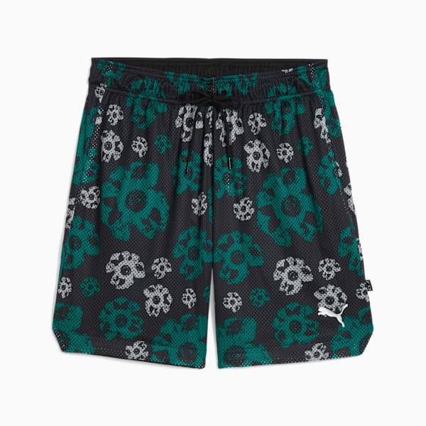 Hoopocalypse Reversible 7" Shorts Unisex, PUMA Black-AOP, extralarge